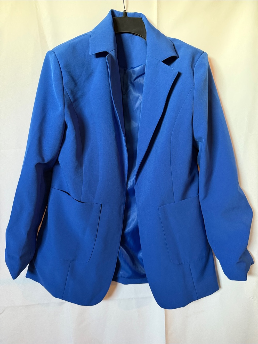 Women's Classic Open-Front Blazer - Royal Blue